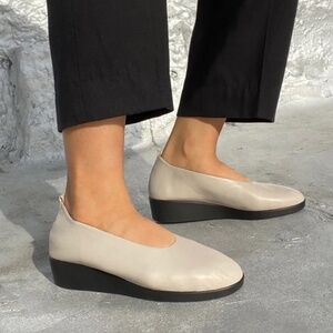 HOPP STUDIOS IO Slipper in Putty Nappa Made in Italy NWB